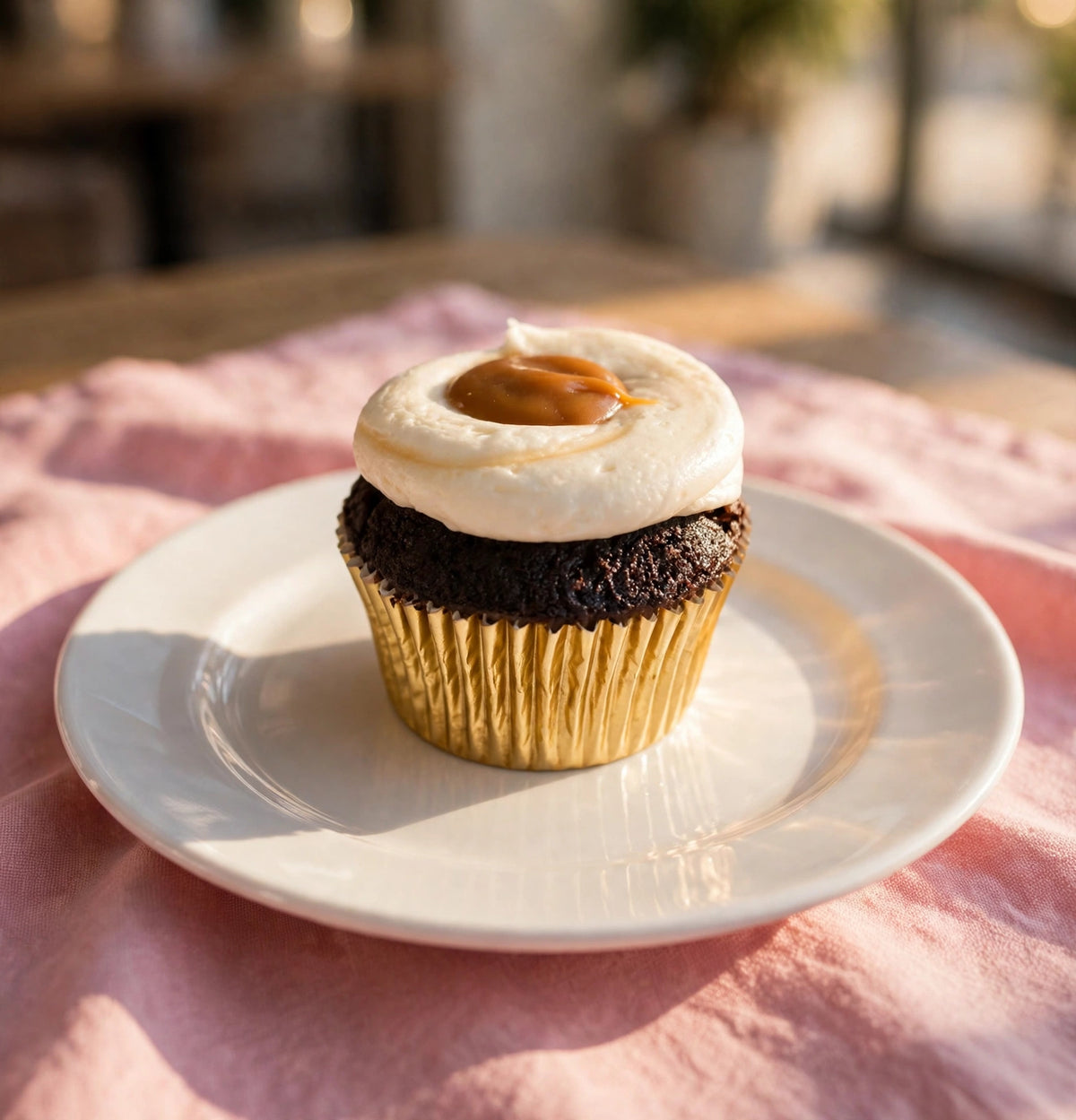Vanilla Strawberry Cupcake