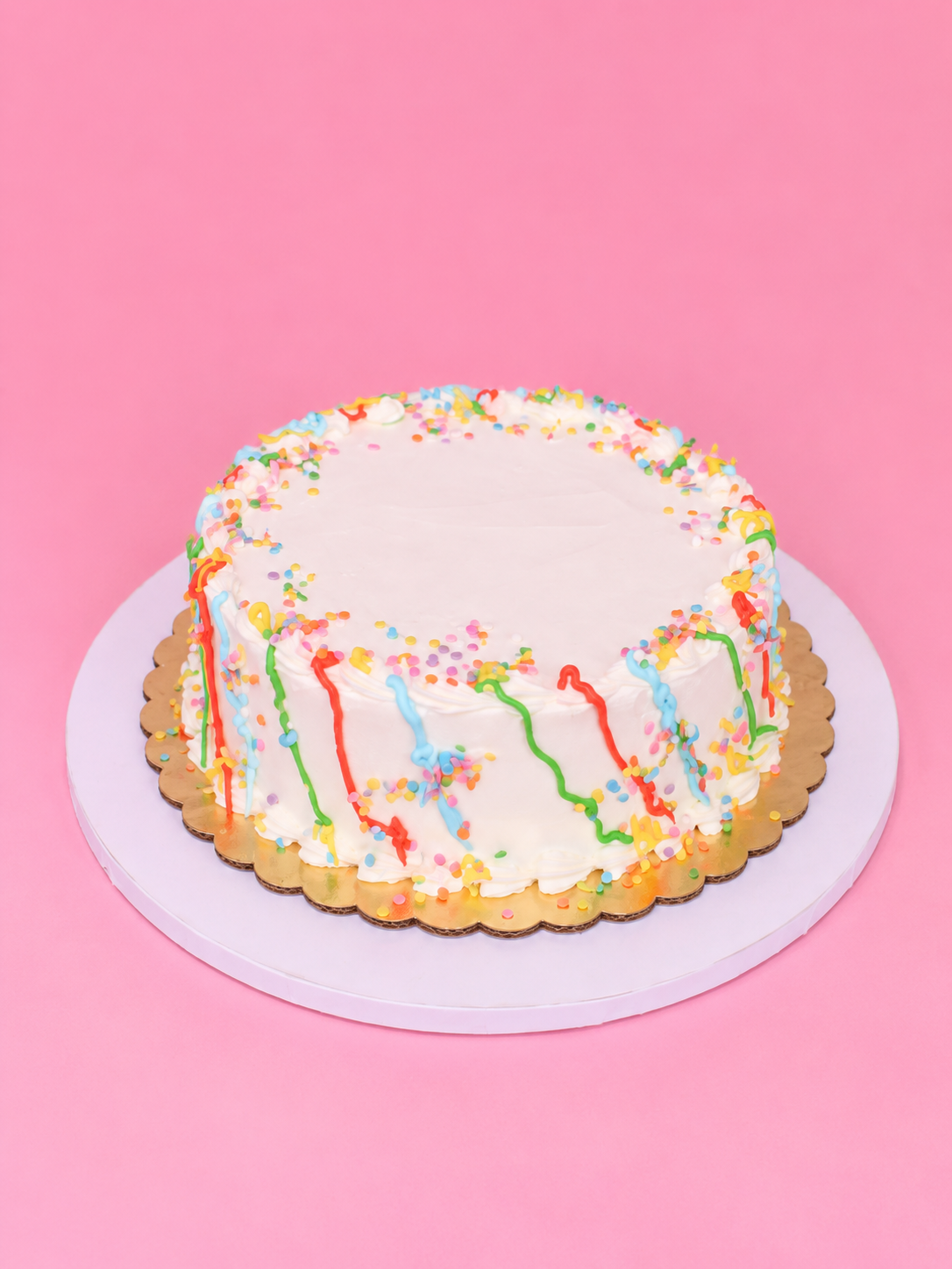 Birthday Cake- vanilla filling