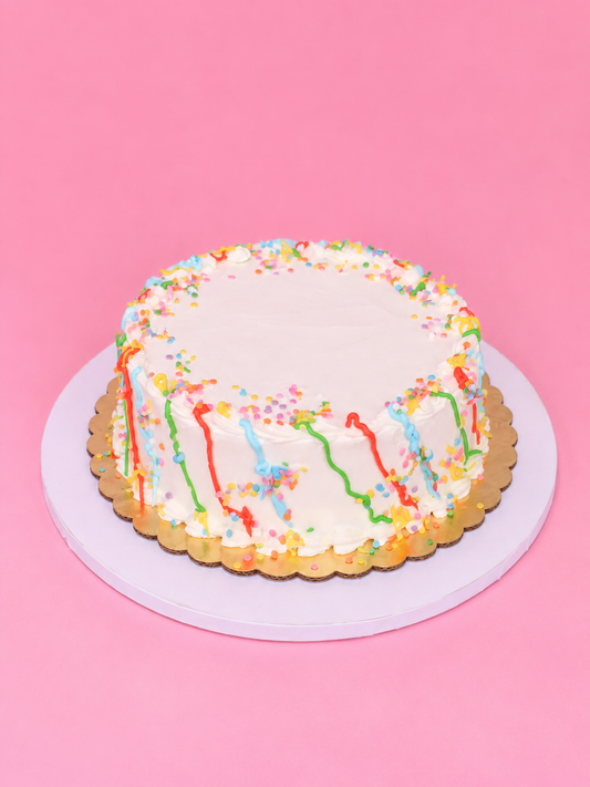 Birthday Cake- vanilla filling