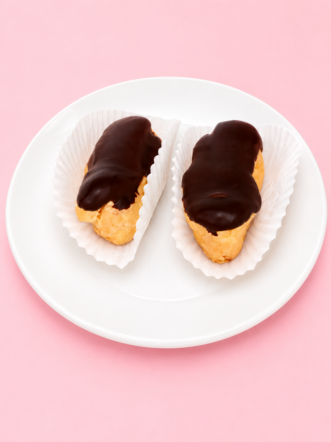 Custard filled eclair