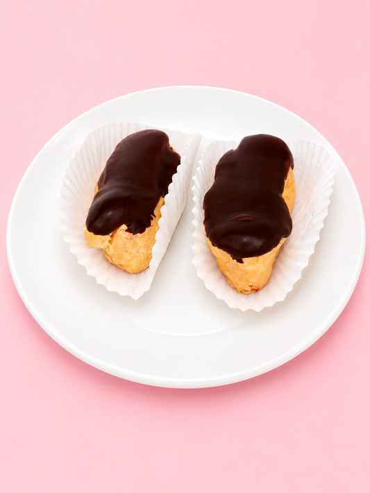 Custard filled eclair