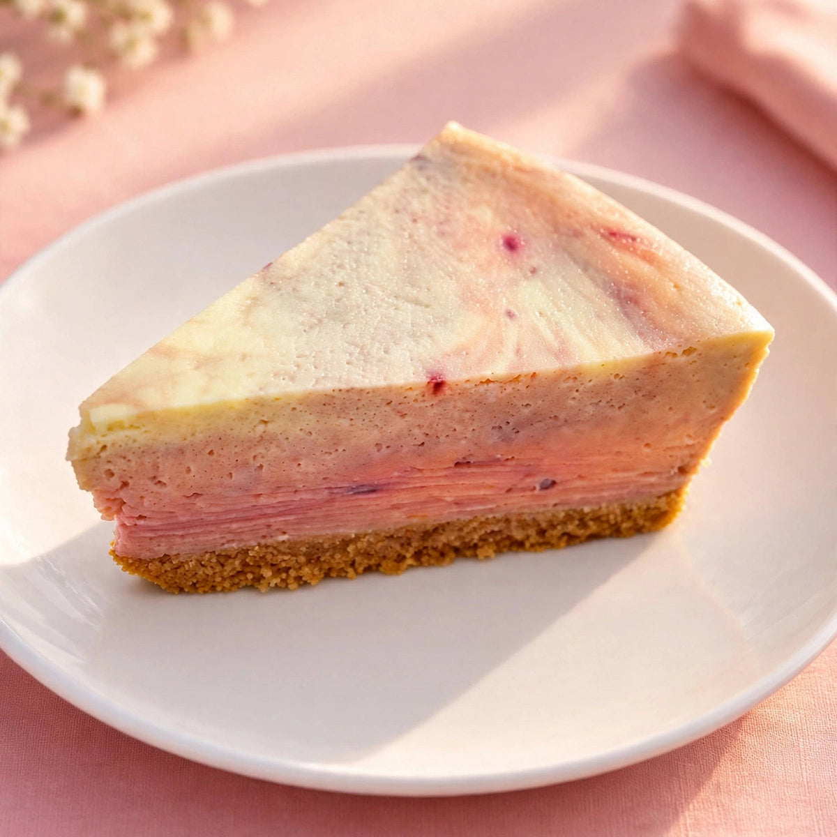 Strawberry Cheesecake Slice